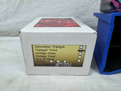 Atomic Tone Art Series Triptych Twins Boost / Overdrive / Distortion / Fuzz Pedal with Box