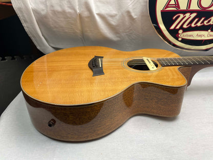Taylor LKSM-12 Leo Kottke Signature Model Acoustic 12-string Guitar with added Pickup + Case 1993