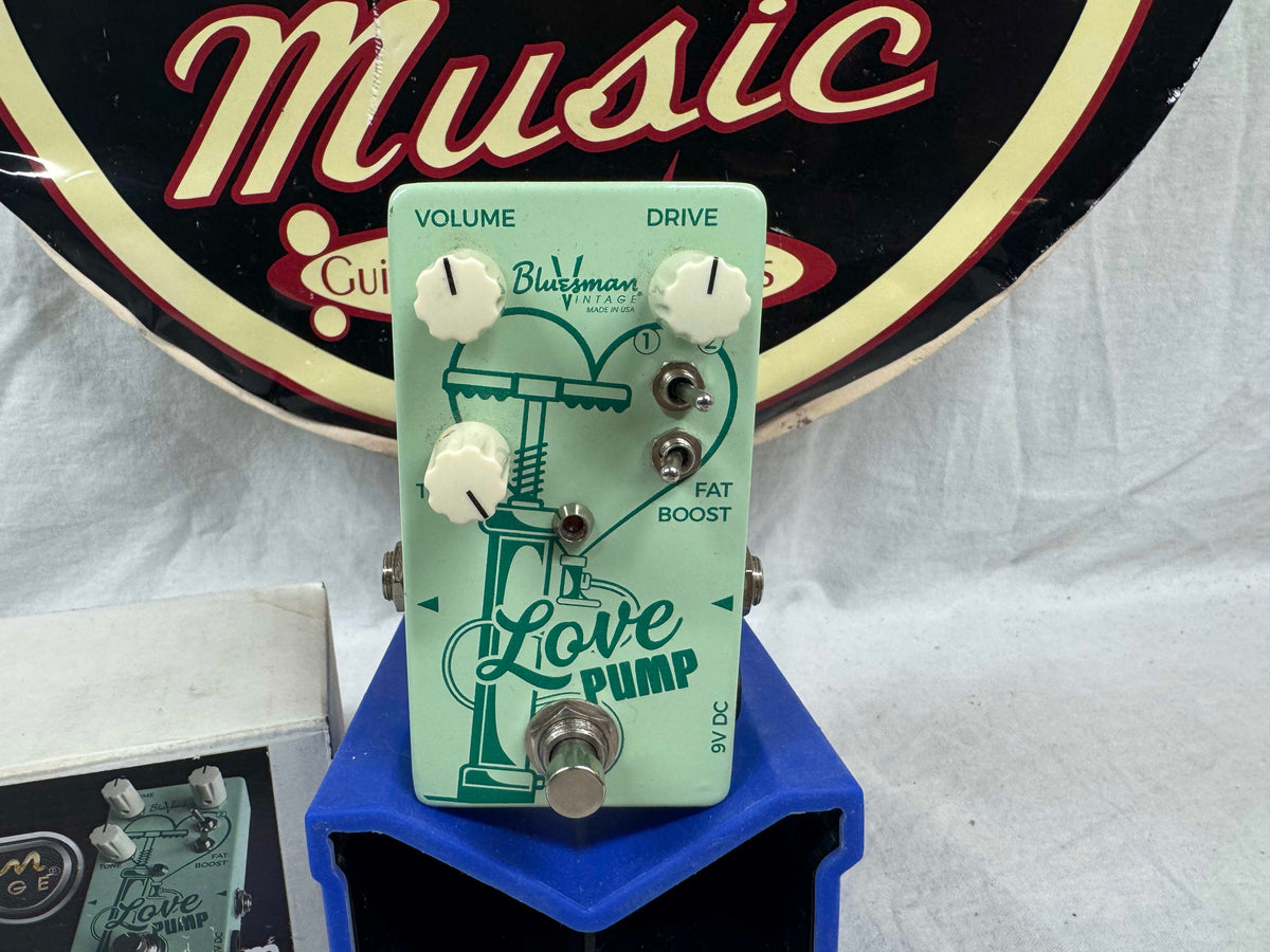 Bluesman Vintage Love Pump Overdrive Pedal with Box