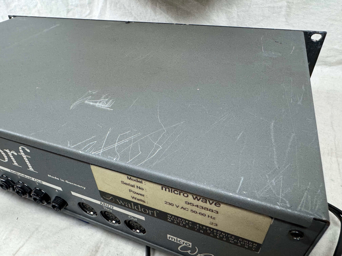 Waldorf Micro Wave microwave Rev B Rackmount Synthesizer Module