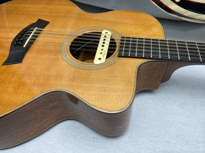 Taylor LKSM-12 Leo Kottke Signature Model Acoustic 12-string Guitar with added Pickup + Case 1993