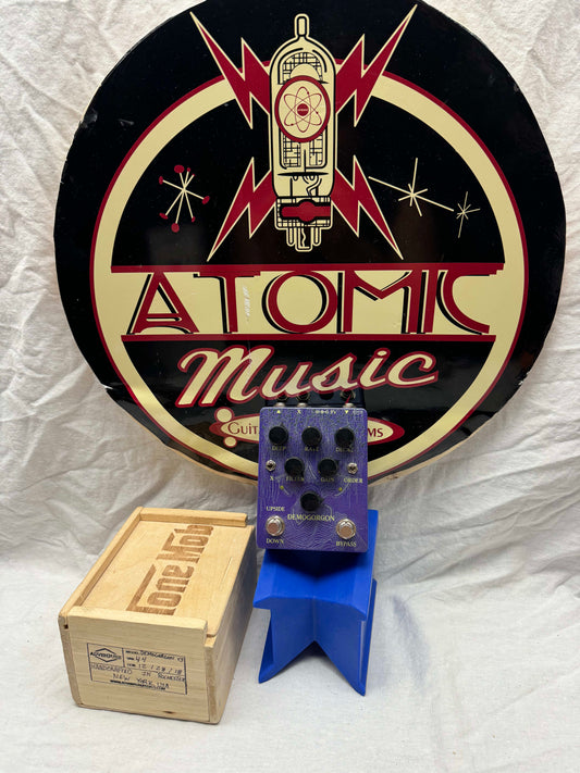 Adventure Audio Demogorgon v3 Fuzz Tremolo Reverb Pedal with Wood Box