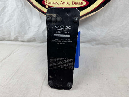 Vox Thomas Organ V846 Wah Wah Pedal with TDK inductor Vintage!
