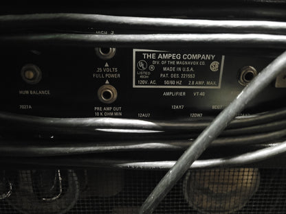 Ampeg VT-40 2-Channel 60-Watt 4x10" Guitar Combo with Master Volume 1971 - 1980 - Local Pickup Only