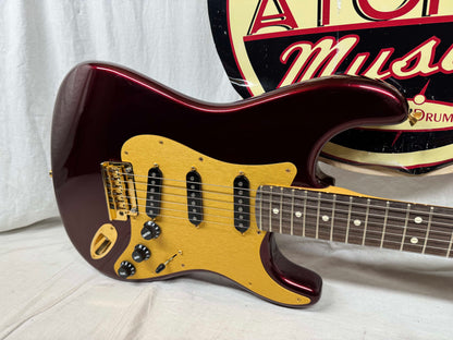 Fender Chuck Levin's Washington Music Center 60th Anniversary American Stratocaster Guitar 2018 -- 1 of 30!! - Bordeaux Metallic