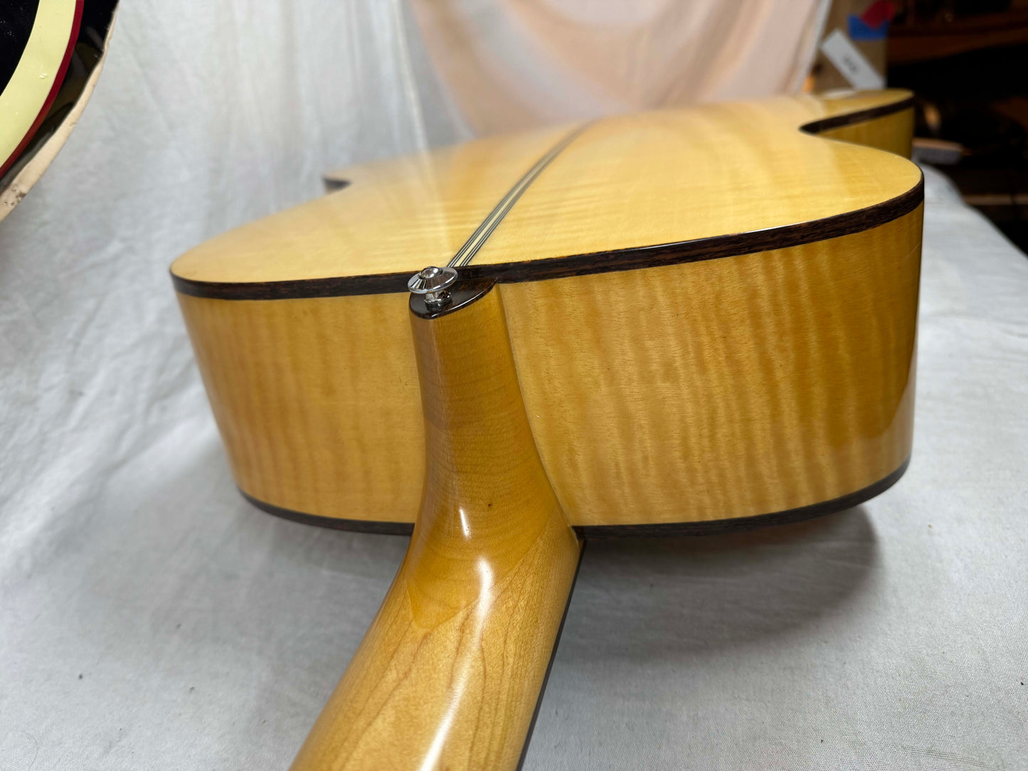 Sigma Guitars STB-ME Acoustic-Electric Bass with Case - MIK Made In Korea 1992 - Natural