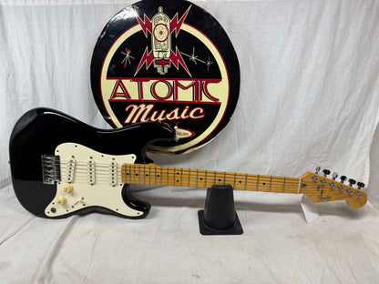 Fender USA Dan Smith era Stratocaster Guitar with Case 1983 - Black / Maple neck