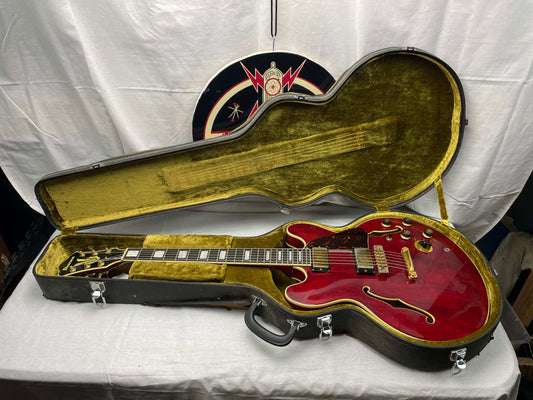 Ibanez SA-400CH SA-400 CH Semi-Hollowbody Guitar with Case - MIJ Made In Japan 1979 - Cherry