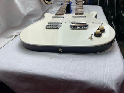 Danelectro DB-612 12/6 Doubleneck Semi-Hollowbody Guitar - Image 8