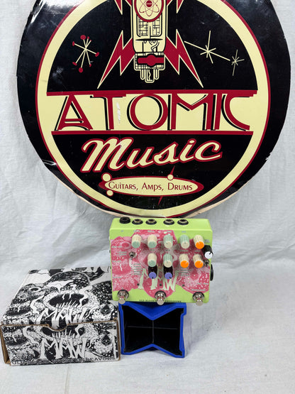 Old Blood Noise Endeavors OBNE MAW Microphone Audio Workstation Vocal Instrument Multi-Effects XLR Pedal with Box