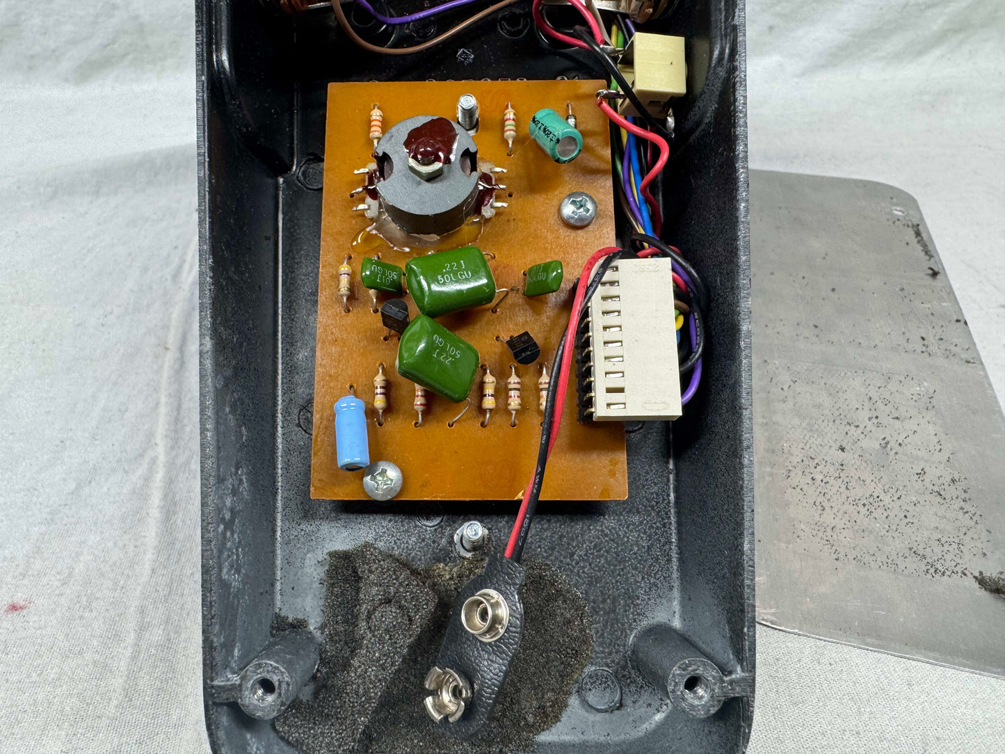 Dunlop GCB-95 gcb95 Cry Baby crybaby Wah Pedal - brown PCB  1980s - - missing rubber tread topper