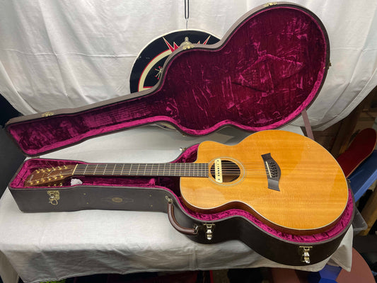 Taylor LKSM-12 Leo Kottke Signature Model Acoustic 12-string Guitar with added Pickup + Case 1993