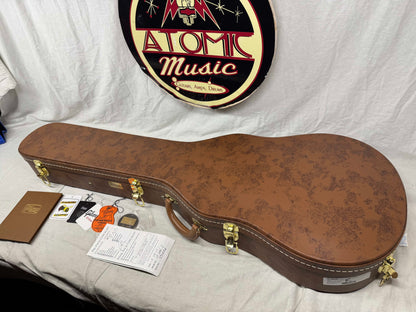 Gibson Custom Shop Les Paul Standard Rock Top Guitar with COA + Case 2017 - Fossilized Flamed Malechite