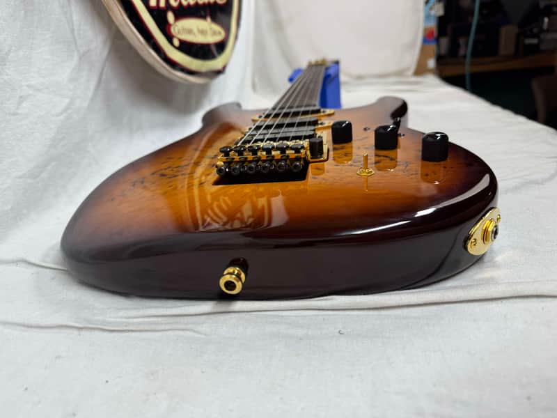 Warmoth S-style HSS Guitar with Lace Sensor Hot Gold Pickups by Houston Electric Guitar Jerry DeLue - Image 19