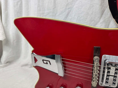 Gretsch G6199 Billy-Bo Jupiter Thunderbird Guitar with COA + Case - MIJ Made In Japan - Red