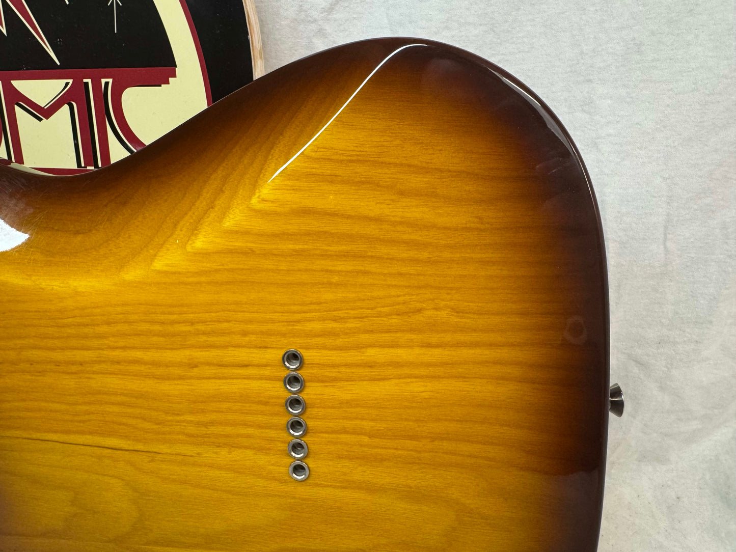 Fender 2016 Limited Edition American Standard Telecaster Figured Neck Guitar with Case 2015 - Cognac Burst / Rosewood fingerboard