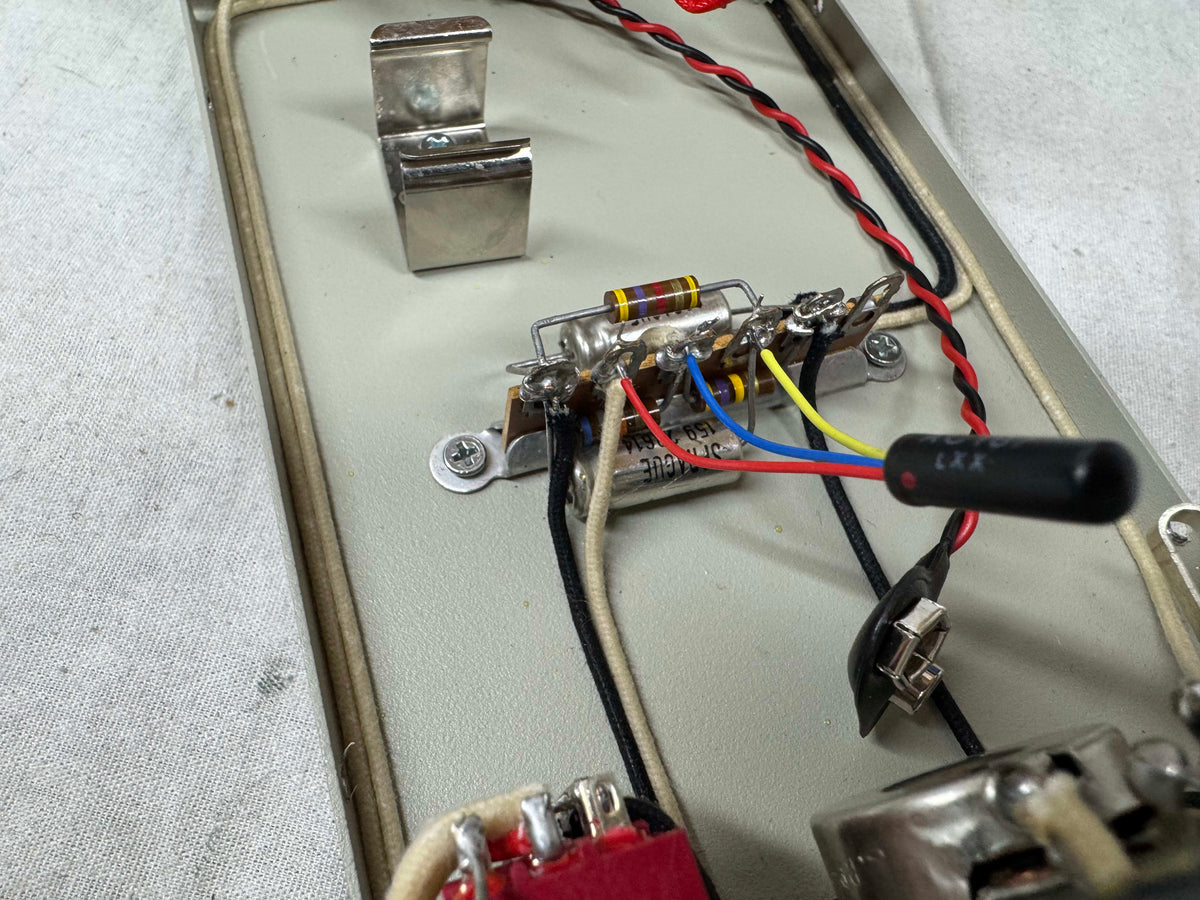 R2R Electric Treble Booster Module - Mullard AC107 transistor / Sprague caps - 2020